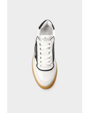 Copenhagen Shoes Minimalistischer Ledersneaker Schwarz/Weiß