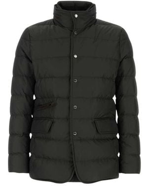 Moorer Jassen ,Bruin ,Polyester Ilvo Down Jacket - Zwart