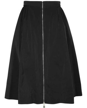 John Richmond Rokken ,Zwart ,Polyester High Waist Technische Rok