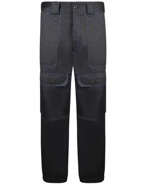 MSGM Straight Trousers - Gris