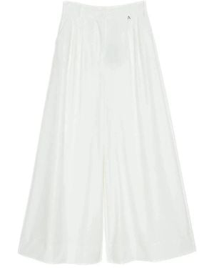 Twinset Wide Trousers - White