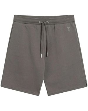 Ami Paris Bermuda Shorts - Grijs