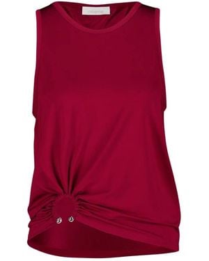 Rabanne Sleeveless Tops - Rojo