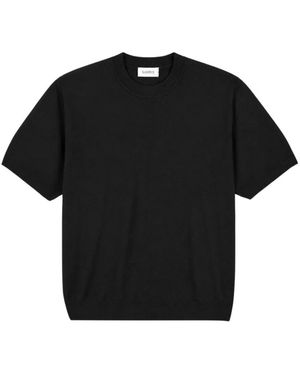 Laneus T-Shirt Van Merinowol - Zwart