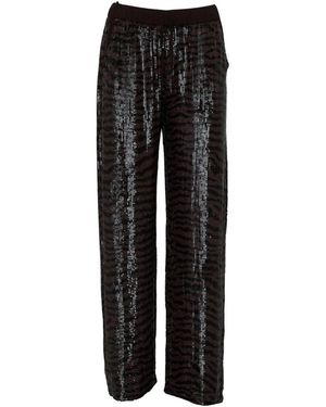 P.A.R.O.S.H. Wide Trousers - Negro