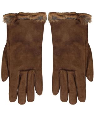 Moorer Guanto Wildlederhandschuh - Braun