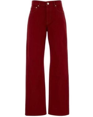 Ami Paris Jeans ,Rood ,Wide Jeans