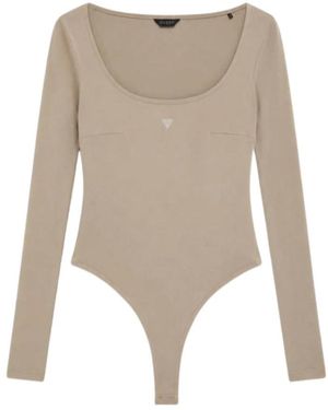 Guess Tops ,Square Neck Larissa Body - Naturel