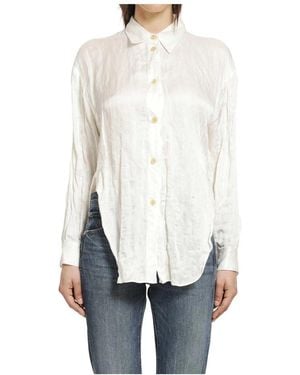 KHAITE Overhemden ,Wit ,Katoen Goya Top