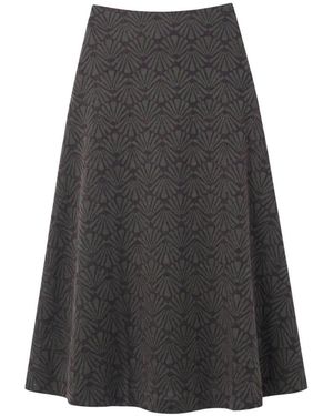 Niu Midi Skirts - Grey
