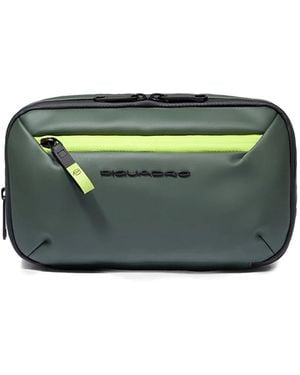 Piquadro Water Resistant Toiletry Bag - Grün