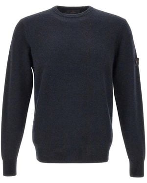 Peuterey Round-Neck Knitwear - Blue