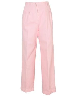 A.P.C. Straight Trousers - Pink