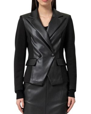 Fracomina Leather Jackets - Black