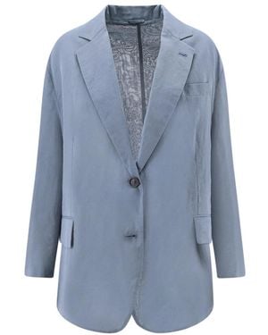 Brunello Cucinelli Blazers - Blue