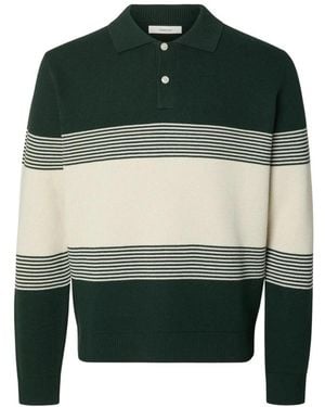 SELECTED Round-Neck Knitwear - Verde