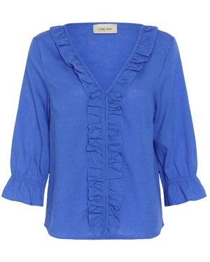 Cream Blouses - Blu