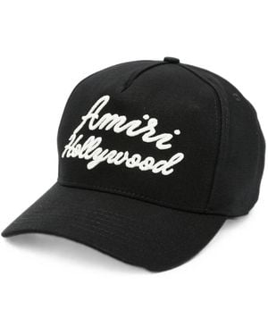 Amiri Accessoires ,Zwart ,Katoen Hollywood Canvas Hat