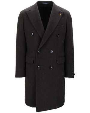 Sartoria Latorre Zweireihiger Mantel - Schwarz