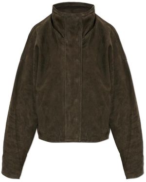 AllSaints Ryder Suède Jas - Groen
