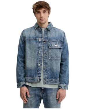 Samsøe & Samsøe Denim Jackets - Blau