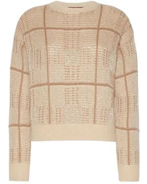 Max Mara Truien & Vesten ,Wol Gondola Trui - Naturel