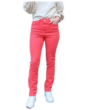 Islow Slim-Fit Trousers - Red