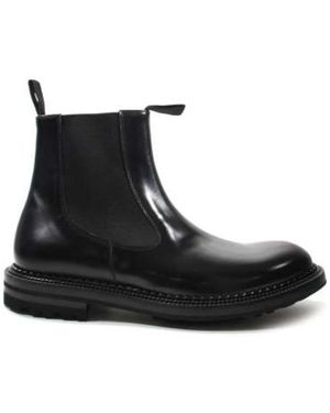 Green George Chelsea Boots - Black