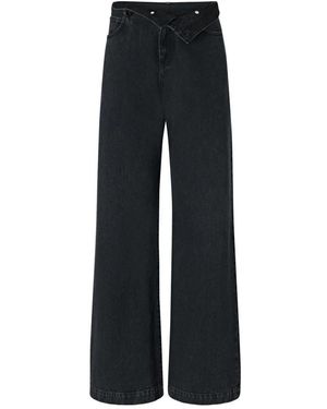 Pinko Wanda Waist Down Wide Leg - Zwart
