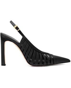 Michael Kors Schoenen ,Zwart ,Leer Adriana Leren Pomp