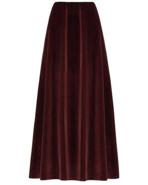 D.exterior Maxi Skirts - Morado
