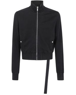 Rick Owens Rev Track Full Zip Jacket - Zwart