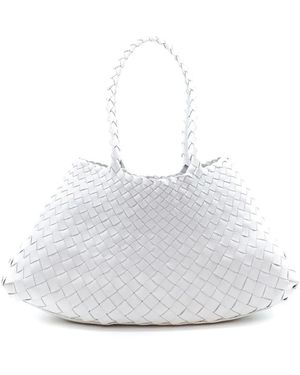 Dragon Diffusion Tassen ,Wit ,Leer Santa Croce Big Tote