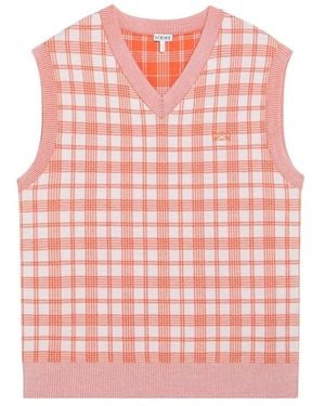 Loewe Sleeveless Knitwear - Rose