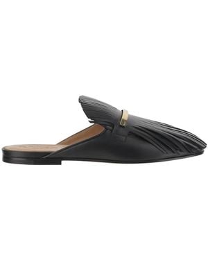 Tod's Schwarze Flache Schuhe