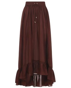 Zimmermann Rokken ,Bruin ,Aster Lange Rok