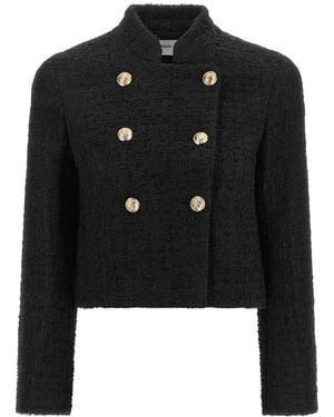 Balmain Tweed Jackets - Negro
