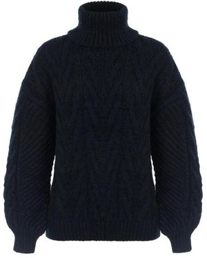 Elisabetta Franchi Strickpullover - Blau