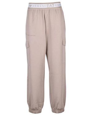 EA7 Broeken ,Katoen Pantalone - Grijs