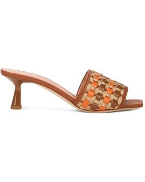Alberta Ferretti Heeled Mules - Marrón