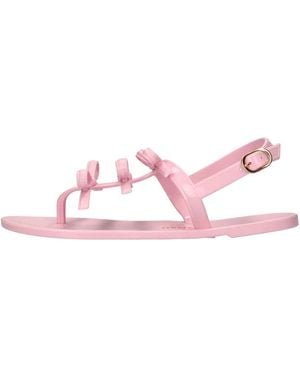 Stuart Weitzman Flat Sandals - Pink