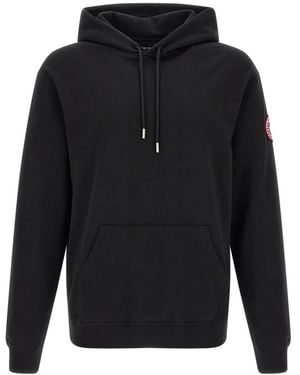 Canada Goose Hoodies & Sweatvesten ,Zwart ,Katoen Loon Hoodie