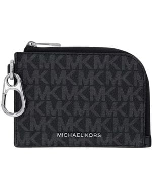 Michael Kors Miniportfel Hudson - Schwarz