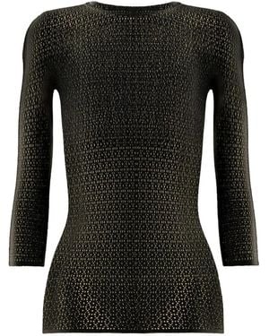 Wolford Pure Top Lange Ärmel - Schwarz
