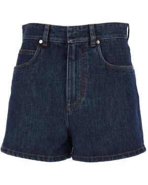 Fendi Denim Shorts - Blue