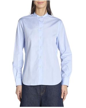 Aspesi Overhemden ,Blauw ,Katoen Guru Collar Shirt