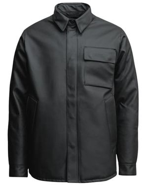 Stutterheim Waterdichte Winter Overshirt Jas - Zwart