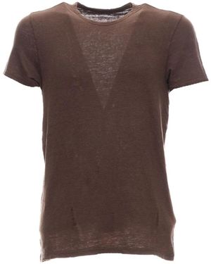Majestic Filatures T-Shirts - Brown