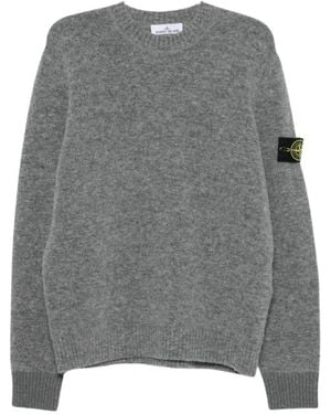 Stone Island 5100050 Rundhals-Pullover - Grau
