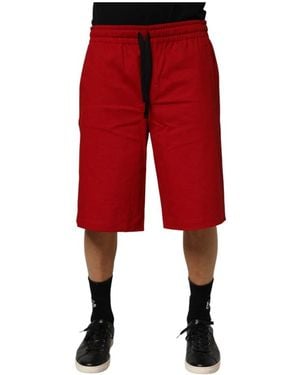 Dolce & Gabbana Long Shorts - Red